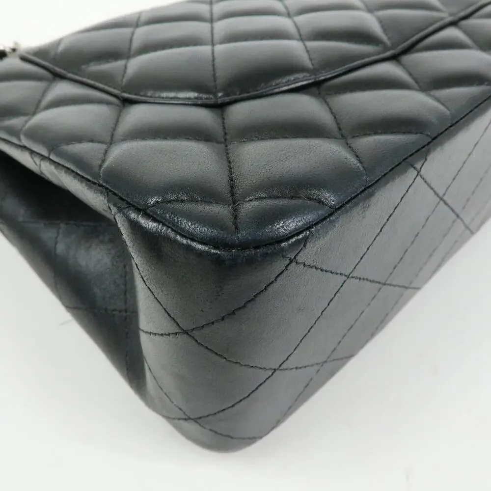 Chanel Lambskin Leather Classic Flap Bag 30 Black